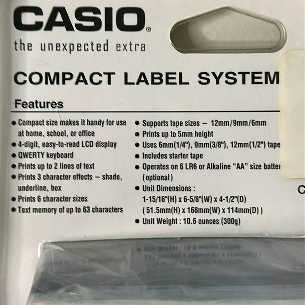 New-Casio EZ -Label Printer Label it!